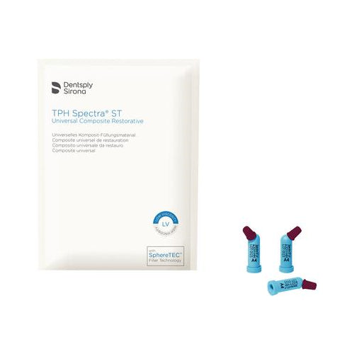 Dentsply Sirona 642224 TPH Spectra ST Low Viscosity Composite Compules 20/Pk A4 Dentsply Sirona 642224 TPH Spectra ST Low Viscosity Composite Compules 20/Pk A4